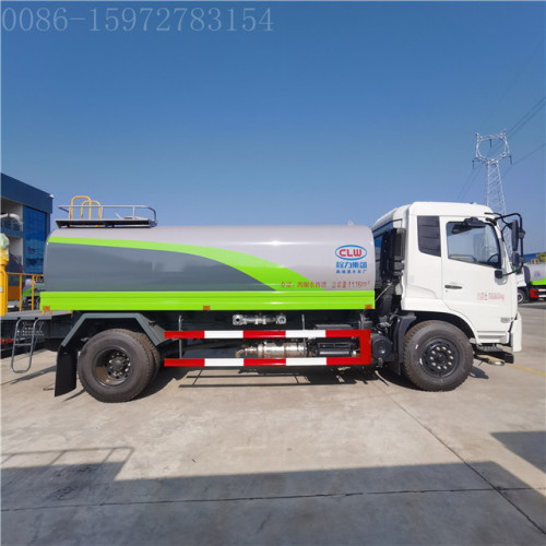 Dongfeng Tianjin 15CBM Зеленый распылительный грузовик