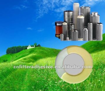 PU Adhesive for bonding filter end cover and paper