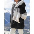 Womens Winter Fuzzy Fleece Jacket Hooded