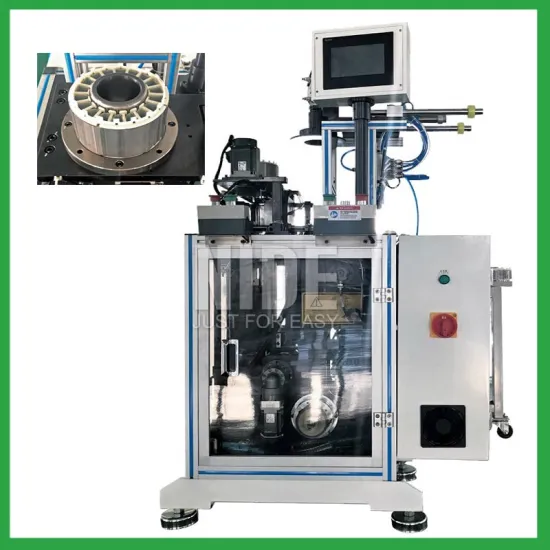 Automatic motor stator paper cutting and insertion equipment