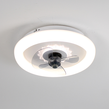 Control IP20 Dimmable 60W*2 LED Ceiling Light with Fan