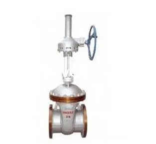 Z540h / Y Cast Steel Bevel Gear Driven Power Station Gate Valve Pn1.0mpa