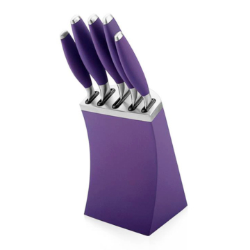 Schönes violettes Farbküchenmesser-Set