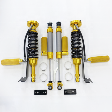 Adjustable FJ Shock Absorption with 12-Section Compression and 6-Section Nitrogen Rebound