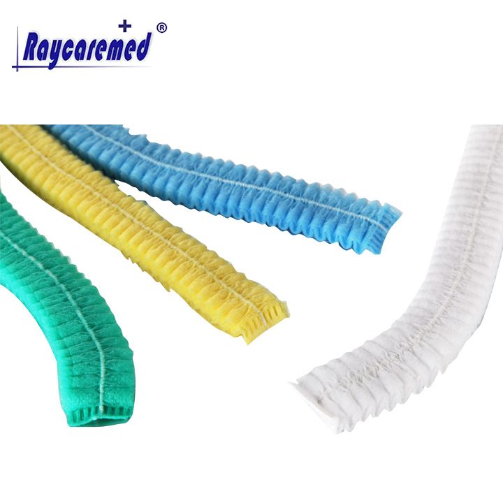 Disposable Non woven Clip Bouffant Cap