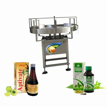 Automatic Bottle Feeding Machine: Unscrambler and Turntable