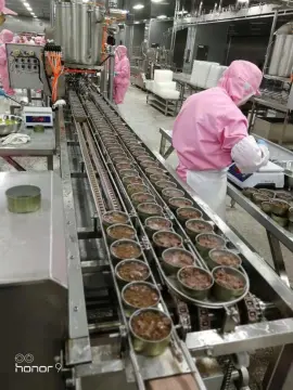 Complete canned tuna sardine fish processing line
