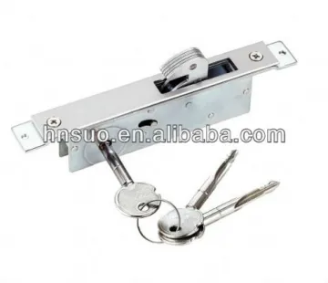 aluminium sliding door cross key lock
