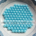 Opaque AB Multicolor Acrylic Round Beads for wedding pearl bracelet and necklace