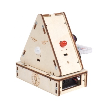 Diy Plywood STEM Educational Programming Toys with Human Mobile Detection Sensor