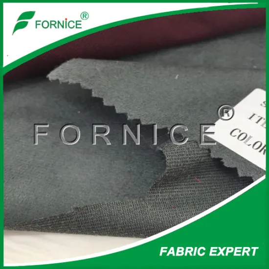 manufacture china warp knitted suede material for high heel shoes