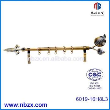 Hot Sale Modern Home Decorative Iron Curtain Rod (6019-16H8L3), China Manufacturer