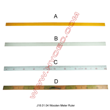 Wooden Meter Ruler -J18.01.04