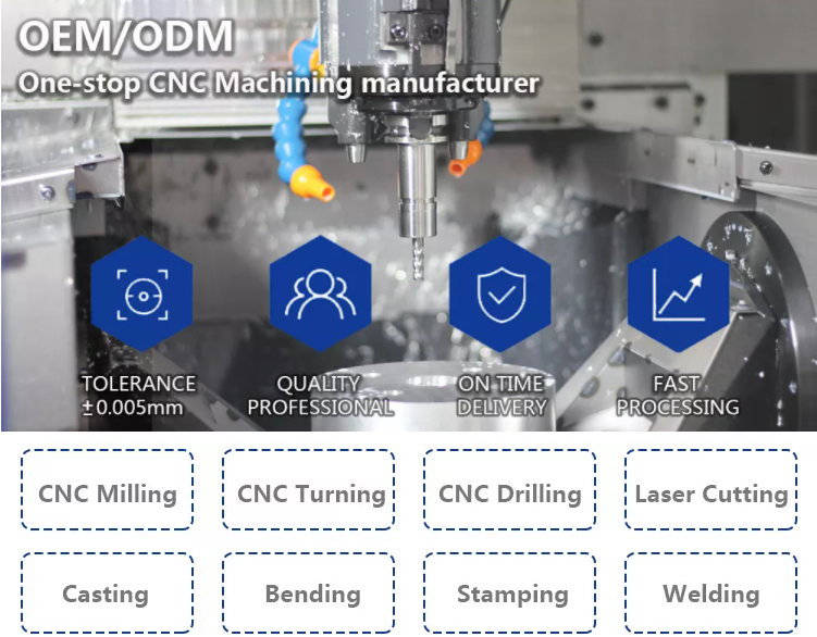 One step CNC machining service