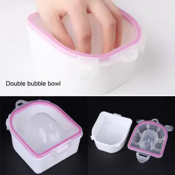 Manicure Hand Wash Remover Soak Bowl Nail Art Soaker Bowl DIY Salon Nail Spa Bath Treatment Tool Nail Art Hand Wash Remover