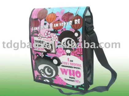 pattern shoulder bag/college student shoulder bag/shoulder long strip bag