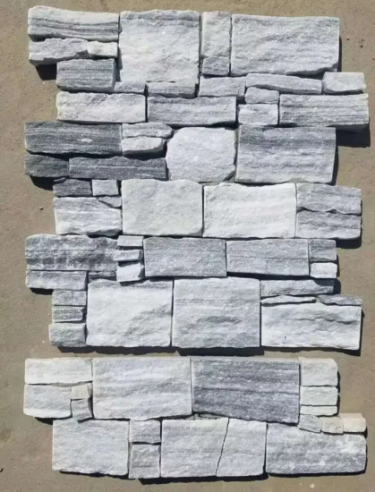 Ice gray regular style cement stone panel