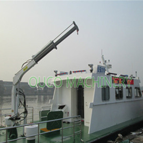 Small Tonnage 0.35T Telescopic Boom Yacht Use Crane