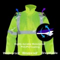 Custom Reflect Men'S Construction Reflective Safety Raincoat