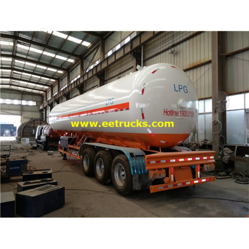 59.5m3 Tri-axle LPG Delivery Tank Trailers