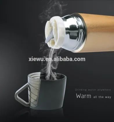 350ml wholesale bottled water thermos vacuum flask with a cup lid