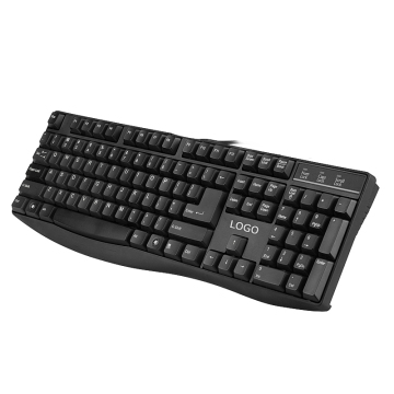 Customizable 104-Key Slim USB Gaming Keyboard for Home, Office, Laptop, and Desktop