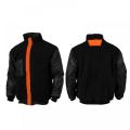 Hi Vis Fleece Lined Bomber Safety Jacket