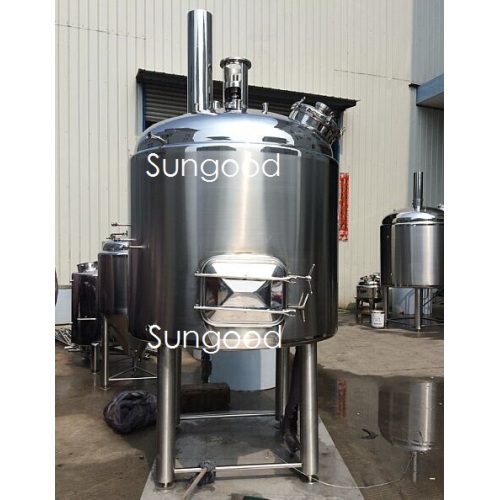 Steam Heating Mash Lauter tun with VSD Mixer/Rakes/Plow