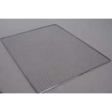 Rustfritt stål grillet mesh liten flat grille