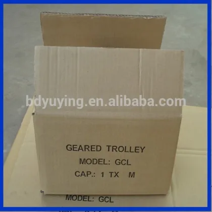 mannual plain trolley/hand trolley/monorail trolley GCL type beam trolley