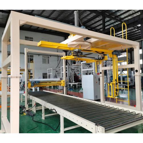 Pallet shrink film wrapping machine
