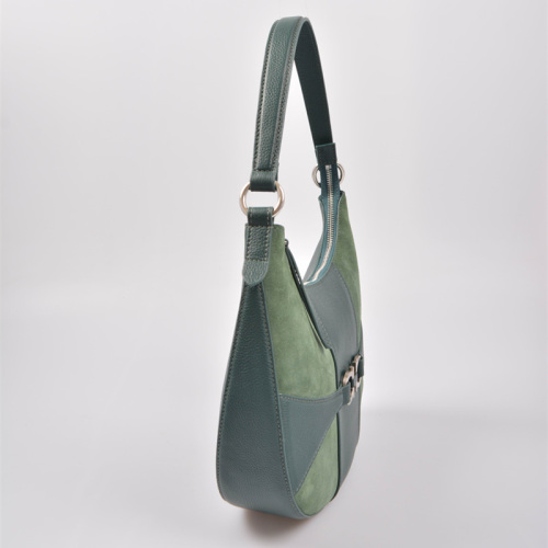 Sling Hobo bag Grand sac en cuir vert