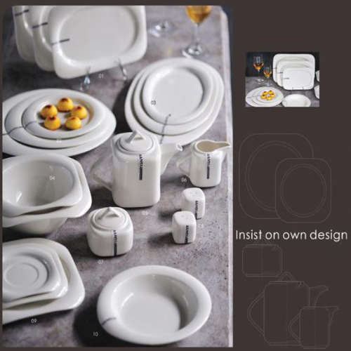 cross-border ceramic tableware set will sell gifts Practical dishes set Hotel Western Restaurant
