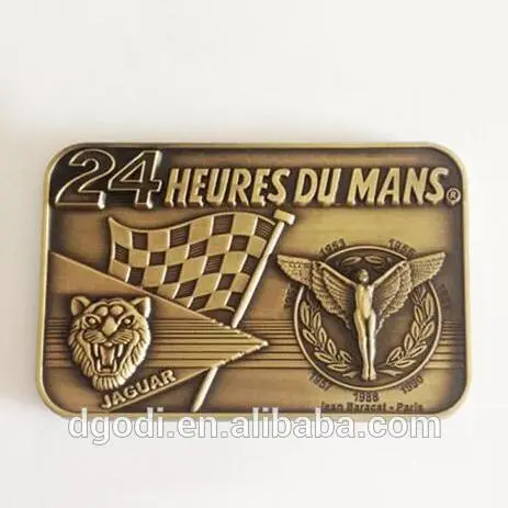 custom logo brass metal plate plaque