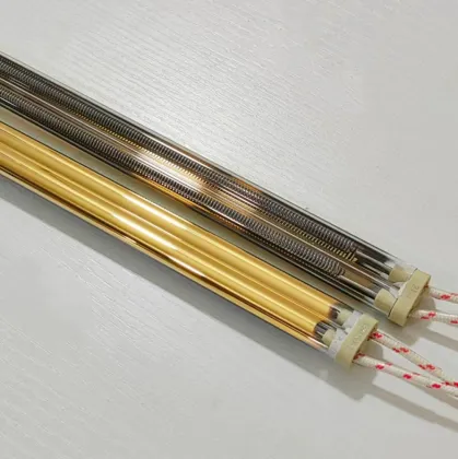 Wholesale Twin Tube Infrared Quartz Heating Halogen Lamp for Heraeus Printer