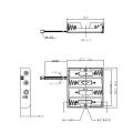 4 soporte de masa de celda AA con cable con enchufe