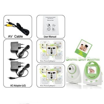 2.4 inch Baby Monitor with Two Way Audio + Temperature Alarm