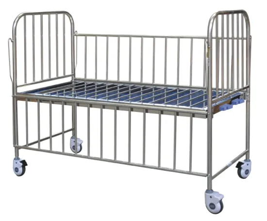 Stainless Steel Double-Rocker Baby Beds