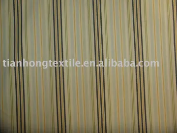 100% Cotton Yarn Dyed Stripe Dobby Fabric Black And white