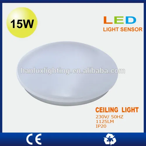 17W LED ceiling with light sensor switch