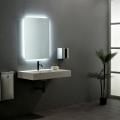 Espejo LED de baño montado en la pared
