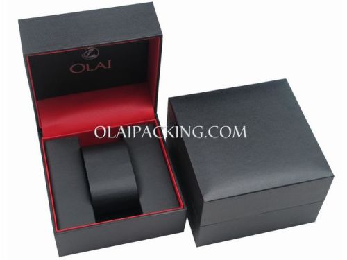 Custom Leatherette Paper Plastic Watch Box (KZSBH001)