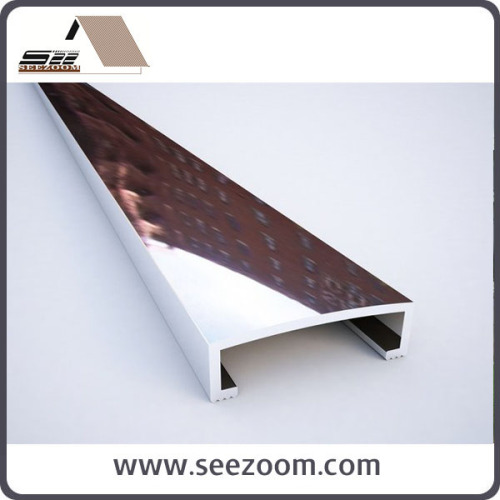 New High Gloss Silver Aluminum Ceramic Tile Edge Trim