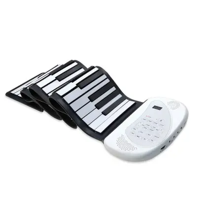 Portable Professional Hand Roll Up Piano With Dual Speakers Folding Electronic Organ Keyboard Piano Instruments