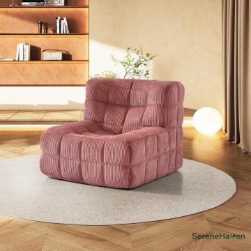 Vintage-Inspired Comfort Sofa with Compressed Design