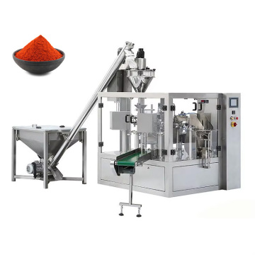 Powder Filling and Sealing Packaging Machine for Zipper Stand Up Pouch Bags