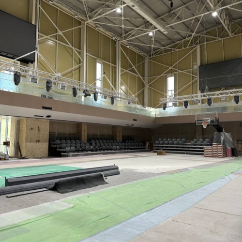 Automatic Retractable Bleacher Seating System