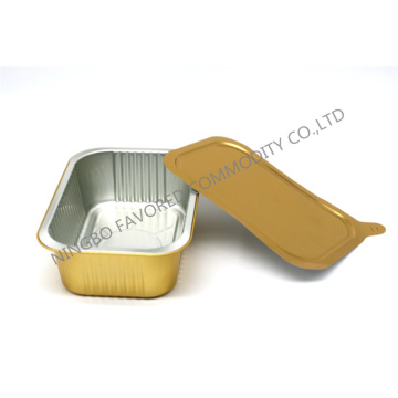 184 rectangle smoothwall container Aluminium foil containe