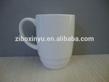 ZIBO XINYU XY-0839 Best Selling White Porcelain Ceramic Mug with Newly Style