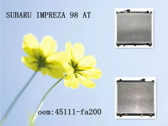 car radiator with tank